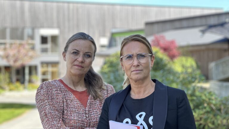 Juridisk. rådgiver Line Duseund Svendsen og daglig leder Kristin Stokke