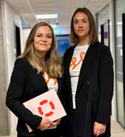 Line Duesund Svendsen og Sofie Kleivene-Briseid